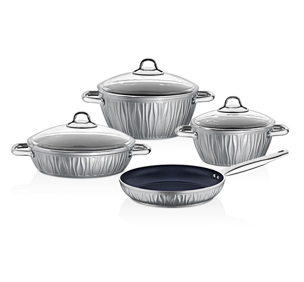 FALEZ MARKİZ 7 PRÇ TENCERE TK GÜMÜŞ